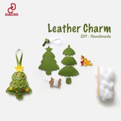 Bộ Kit Charm Da DIY – Cây Thông Handmade
