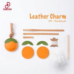 Bộ Kit Charm Da DIY – Cam Handmade