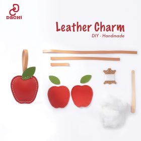 Bộ Kit Charm Da DIY – Táo Handmade